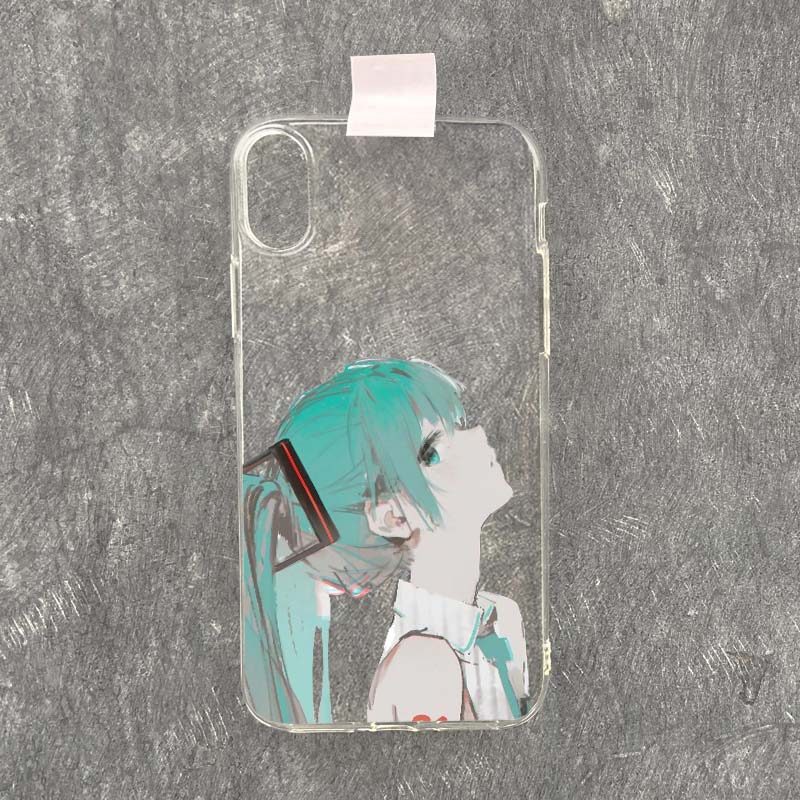 初音未来音乐符号手机壳次元杀