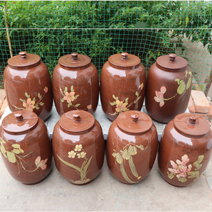 云南建水紫陶茶罐生茶罐醒茶罐黑陶罐杨庆祥大师2.2公斤装散茶罐