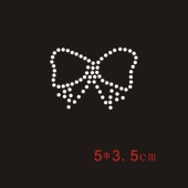 小蝴蝶结烫钻童装 烫钻卡通图案成品图烫钻图案贴DIY270