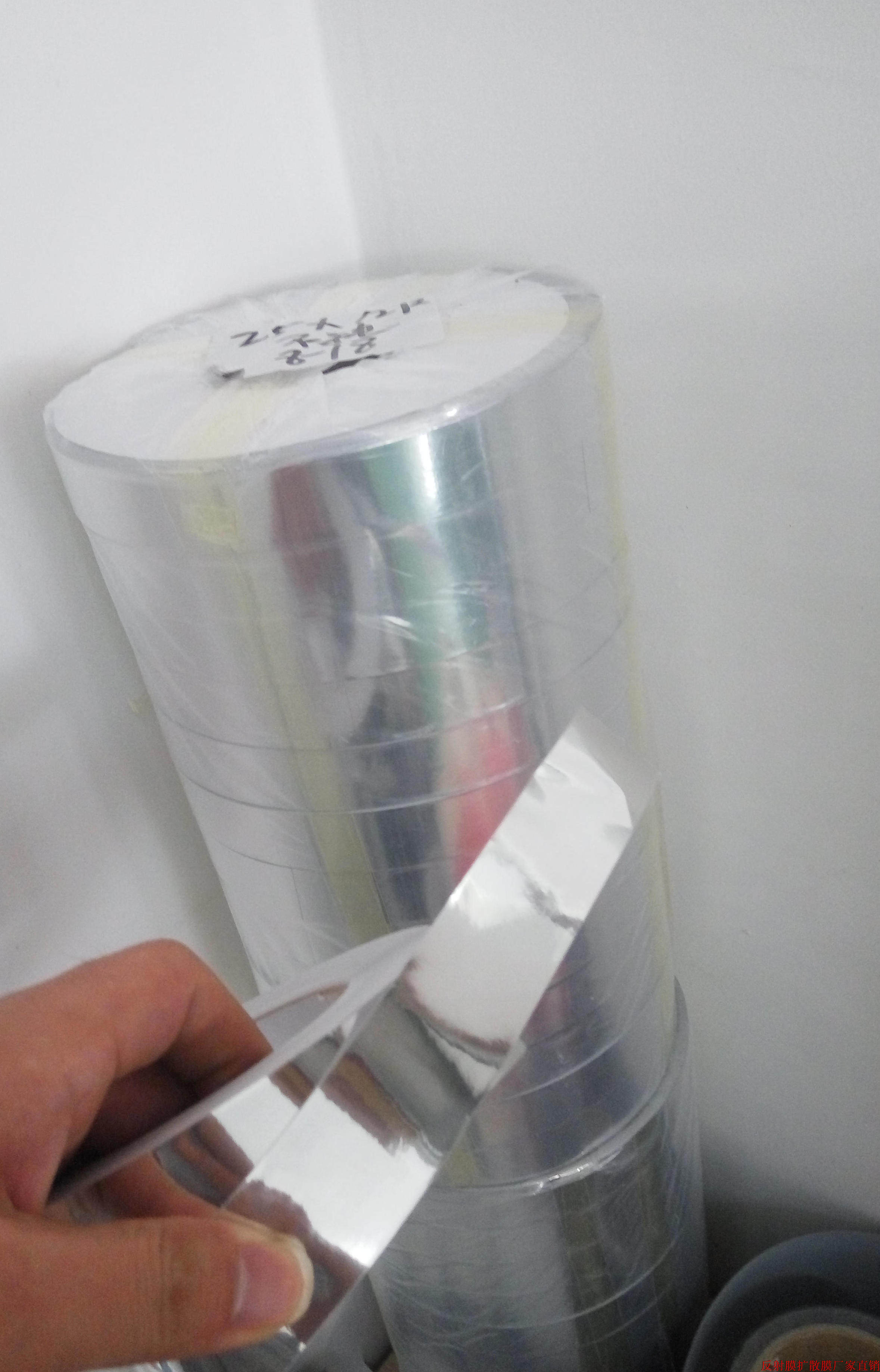 LED显示器导光灯条银色遮光膜胶带封亮银龙黑银哑银镀铝膜胶带