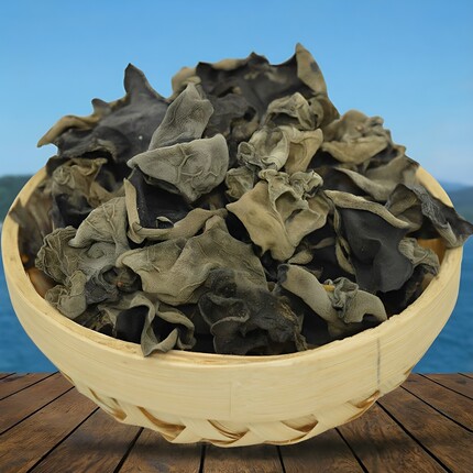 秋木耳新货东北特产森林下木耳干货黑龙江林场黑木耳散装木段地产