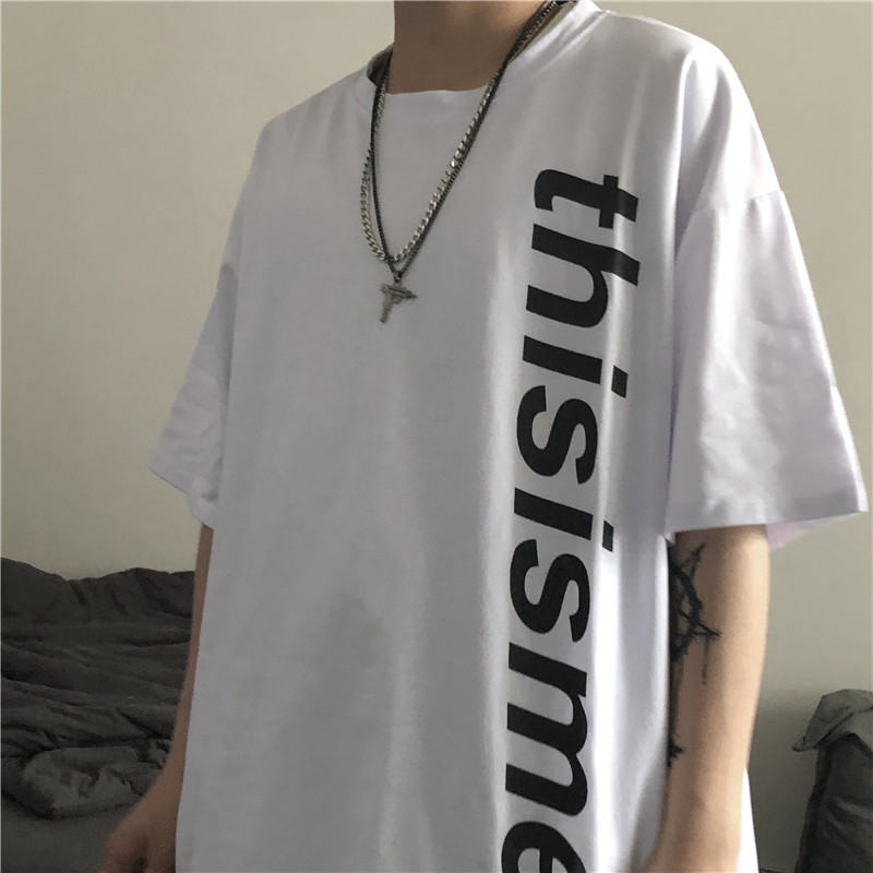 INSstudios.19韩国复古简约大字母印花百搭圆领短袖T恤 ss男女款|ruв категории Мужская одежда, футболка - от Buy2taobao.com для оказания профессиональной услуги покупки агента Taobao