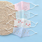 宝宝口罩纯棉可水洗冰丝防晒透气薄儿童婴幼儿立体口罩薄款 夏季