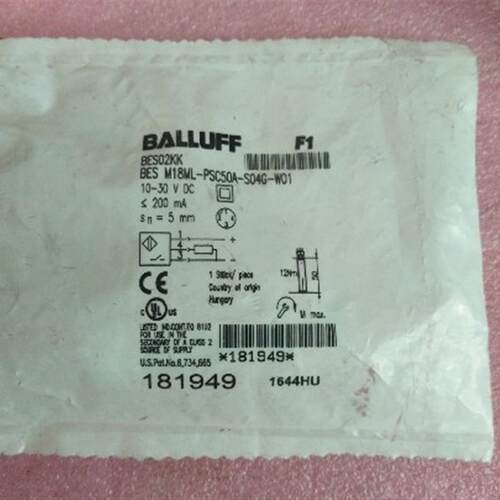全新原装BALLUFF巴鲁夫 BES02KK BES M18ML-PSC50A-S04G-W01 询价