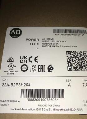 AB变频器22b/d-a2p3/b2p3/a5/b5/b8/a012/b012n104/h204询价