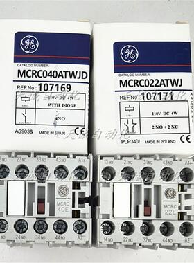 美国通用GE直流接触器MCRC040ATWJD MCRC022ATWJ 110VDC 24VD询价