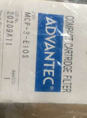 ADVANTEC MCP-3-E10S 正品 ADVANTEC COMACT CARTRIDGE FILTER议