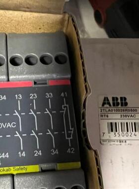 原装ABB安全继电器主模块   RT6, 230VAC    2TLA010026R0500询价