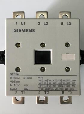 原装正品3TF54220XQ0 AC380V 50/60Hz西门子三级交流接触器询价