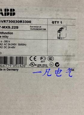全新原包装ABB电子时间继电器 CT-MXS.22S  1SVR730030R3300询价