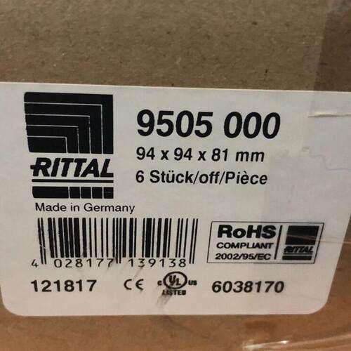 威图 RITTAL 机柜 9505 000 TS8800.190 9505000 94MM*94*81M询价