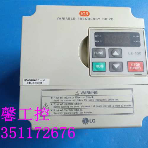 SV008IG5-4 韩国LS产电变频器380v0.75kw测试包好实物图议价