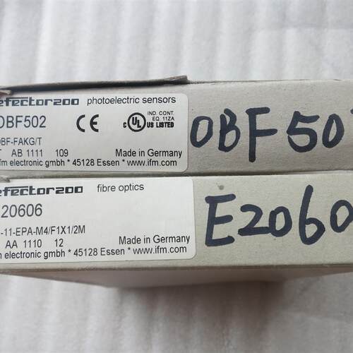 全新原装正品IFM易福门 OBF502+E20606 一套现货询价
