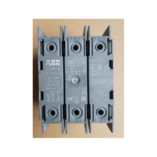 面板安装隔离开关  OT125FT3   125A  3P询价