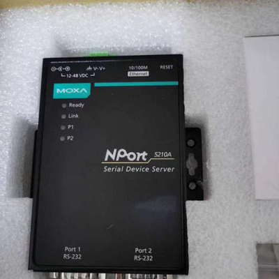 原厂 MOXA NPort 5210A RS-232 2口 串口设备服务器议价