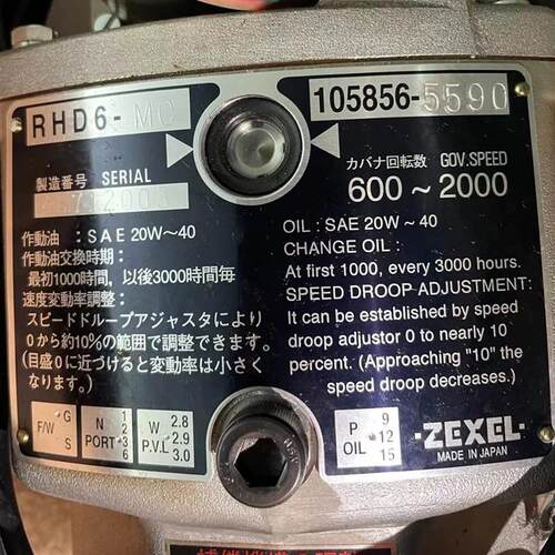 ZEXEL RHD6 RHD10-MC PC MCL 主机调速器 议价询价