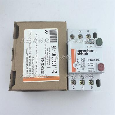 原装Sprecher+Schuh马达保护断路器KTA3-25 1.6A2.5A4A6.3A16询价