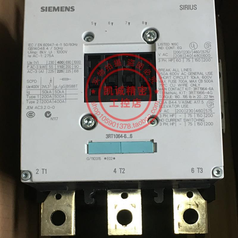 3RT1064-6AP36 西门子接触器 3RT1064-3A..6  现货销售询价