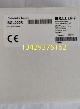 BALLUFF巴鲁夫BGL 20A-001-S49 BGL000R现货原装正品U型光电询价