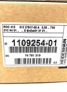ROC413 512 27S17-58 ID1109254-01/599502-01海德汉原装编码询价