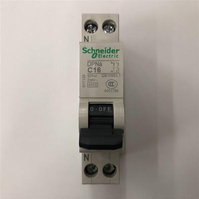 原装正品DPNa 1P+N C16施耐德空气开关小型断路器询价