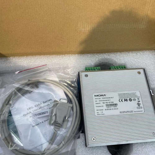 全新 MOXA EDS-516A-MM-SC-T 2光14电工业以太网交换机 ES-1026议