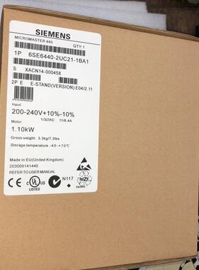 变频器 6SE6440-2UC21-1BA1 2ab21-1ba1议价询价