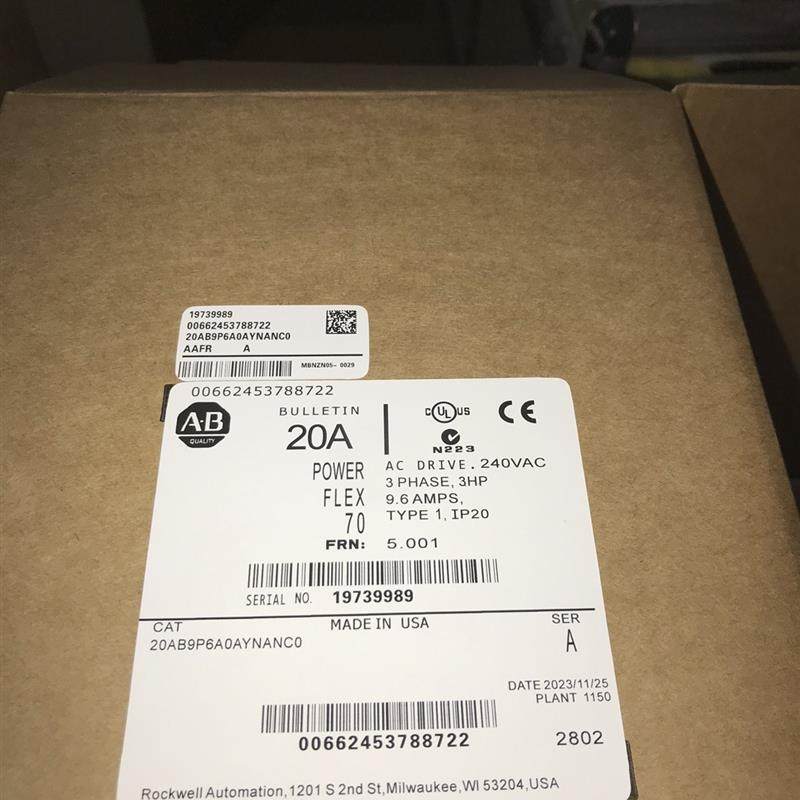 AB变频器20Ad011a0aynanc0 20ab9p6a0aynnnc0议价询价
