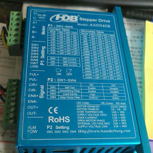 ASD545R  ASD545E HDB汉德保两相步进电机驱动器 二手 测试包询价