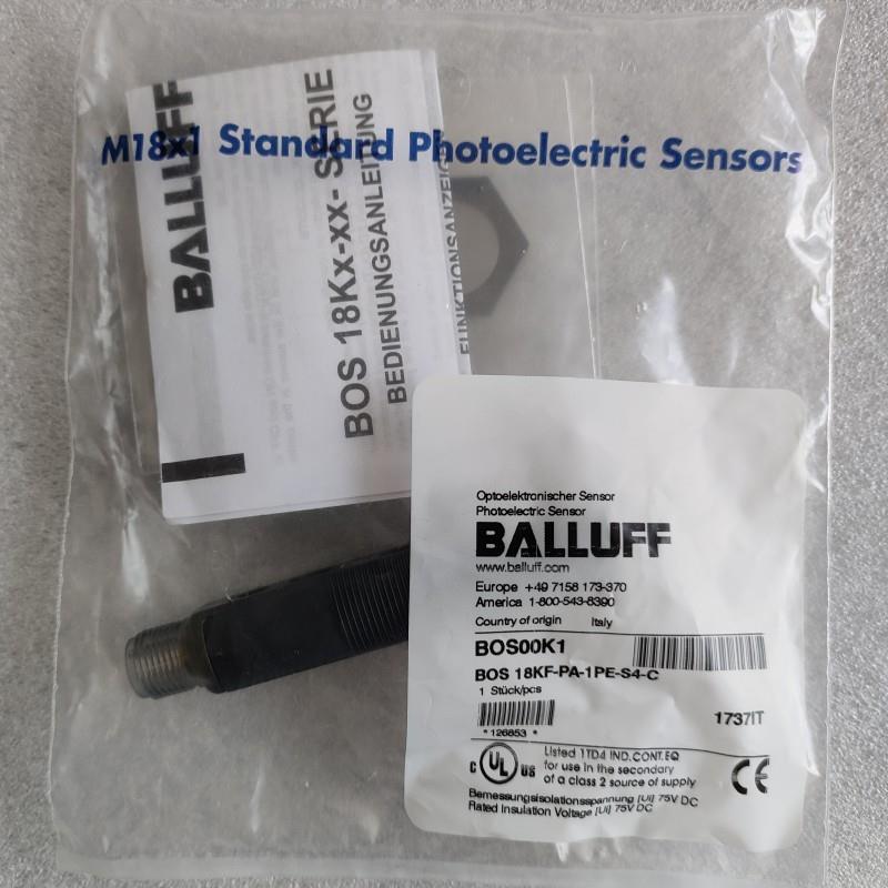 德国BALLUFF巴鲁夫BOS 18KF-PA-1PE-S4-C BOS00K1漫反射光电询价