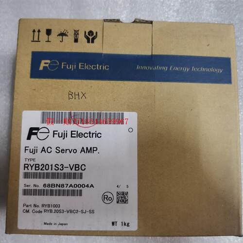 FUJI富士伺服放大器RYB201S3-VBC RYB101S3-VBC RYB500S3-VBC询价