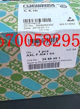 2688491 I/O 模块 AXLF AI4 I 1H  Phoenix原装 咨询询价