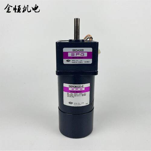 韩国SPG齿轮减速机S6R06GX-ECE S6R06GD-E刹车电机变速箱S6DA询价