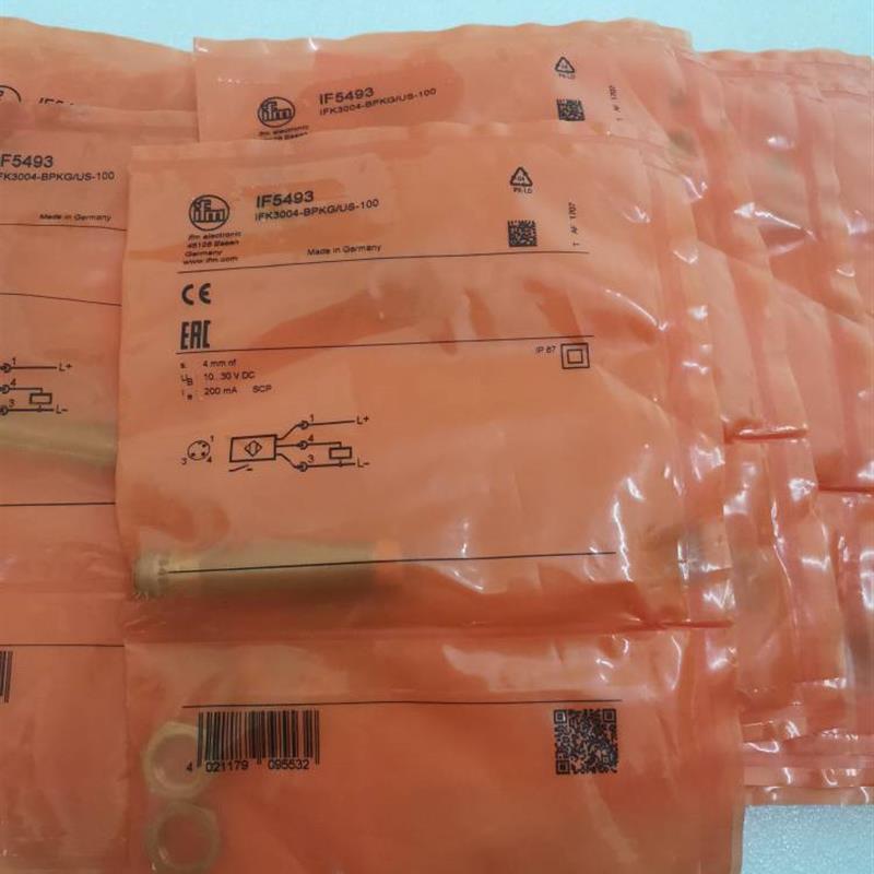 全新原装IFM易福门 IF5493 IFK3004-BPKG/US-100 现货询价
