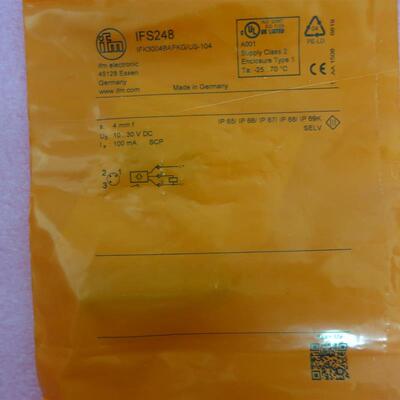 全新正品FM易福门 IFS248 IFK3004BAPKG/US-104 现货询价