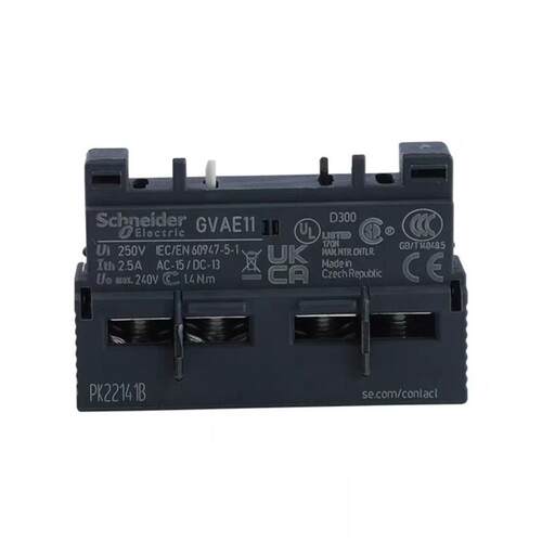 施耐德马达断路器辅助触点1开1闭正装附件 GVAE11 GV-AE11配询价