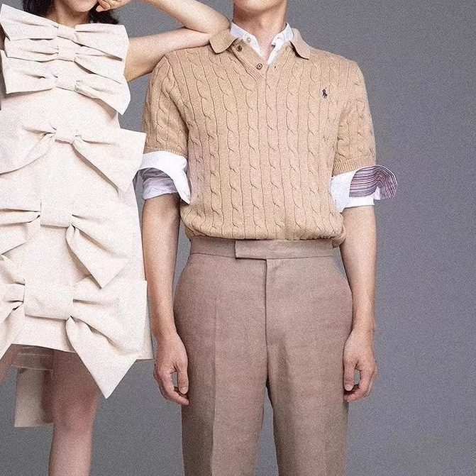 秋冬男复古绞花麻花翻领POLO针织衫纯棉线衫毛衣美式老钱风休闲潮,男装,针织衫/毛衣,淘宝优惠券,粉丝福利购,淘宝优惠卷