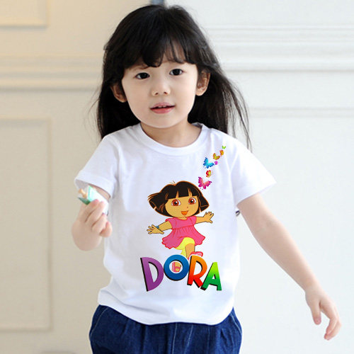 朵拉猴子宝宝童装男女儿童纯棉短袖T恤780 亲子全家夏装团体班服|ruв категории Детская одежда, футболка - от Buy2taobao.com для оказания профессиональной услуги покупки агента Taobao