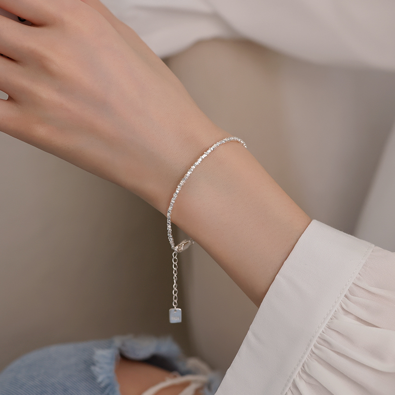 银奥925纯银碎银几两手链