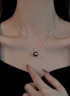 银奥925纯银女生气质项链