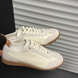 经典LP德训鞋真皮小白鞋女款增高级感时尚休闲板鞋百搭女鞋老钱风