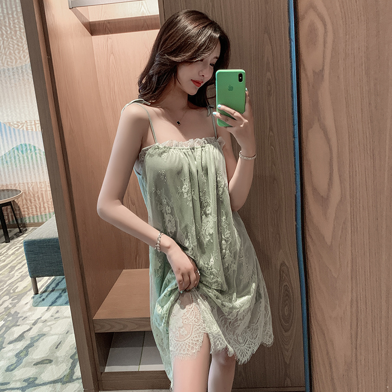 网纱仙女裙chic温柔里衬薄款短裙