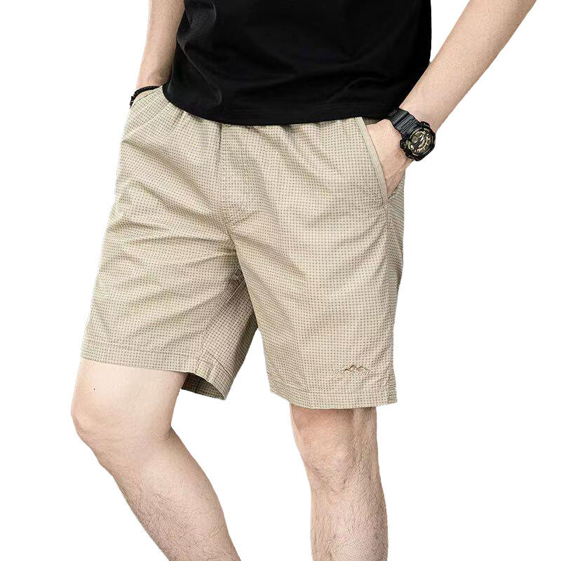 新款男式全棉短裤夏季中青年运动短裤