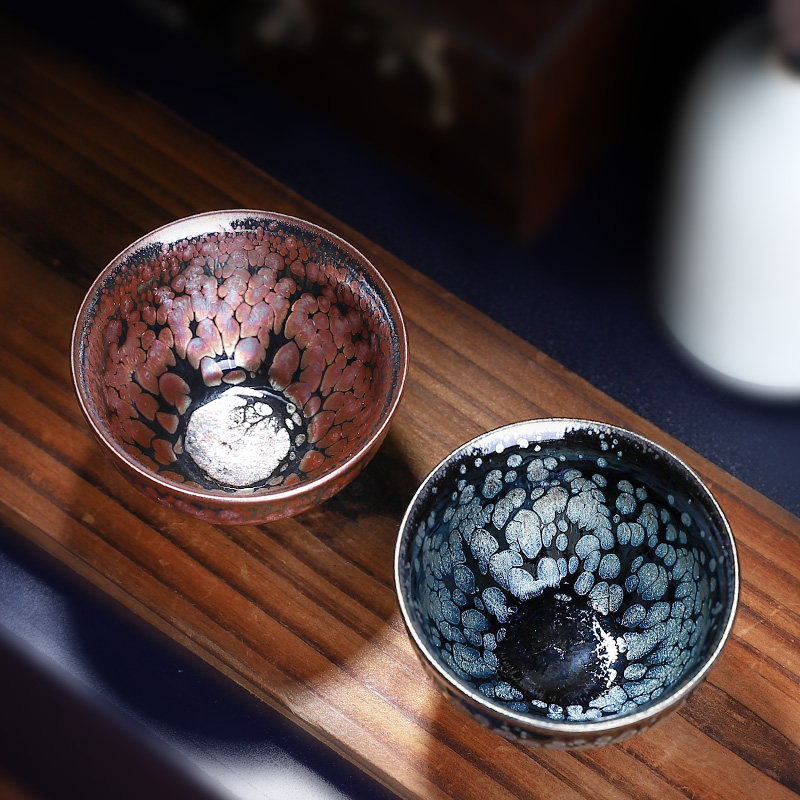 福建建阳建盏茶杯对杯个人专用主人杯高档茶盏功夫茶具家用品茗杯