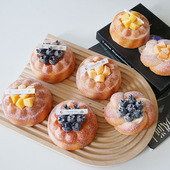 仿真面包假蛋糕模型 摄影基地自拍道具儿童房软装 假水果摆台装 饰