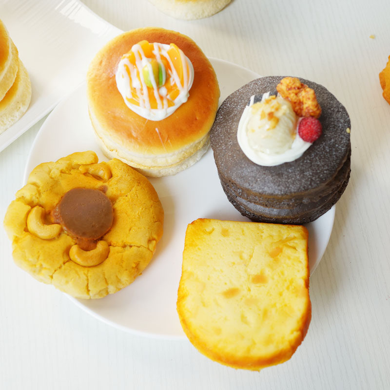 仿真饼干面包摆设装饰食品模型假糕点橱窗展示道具假松饼曲奇饼干