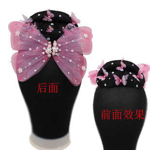 头饰演出舞蹈如梦令彩蝶舞夏蝶香独舞妆造