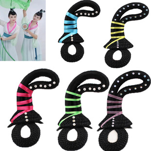 新款古典舞莲鼓越歌行舞蹈群舞头饰艺考舞蹈表演成人演出舞蹈发饰