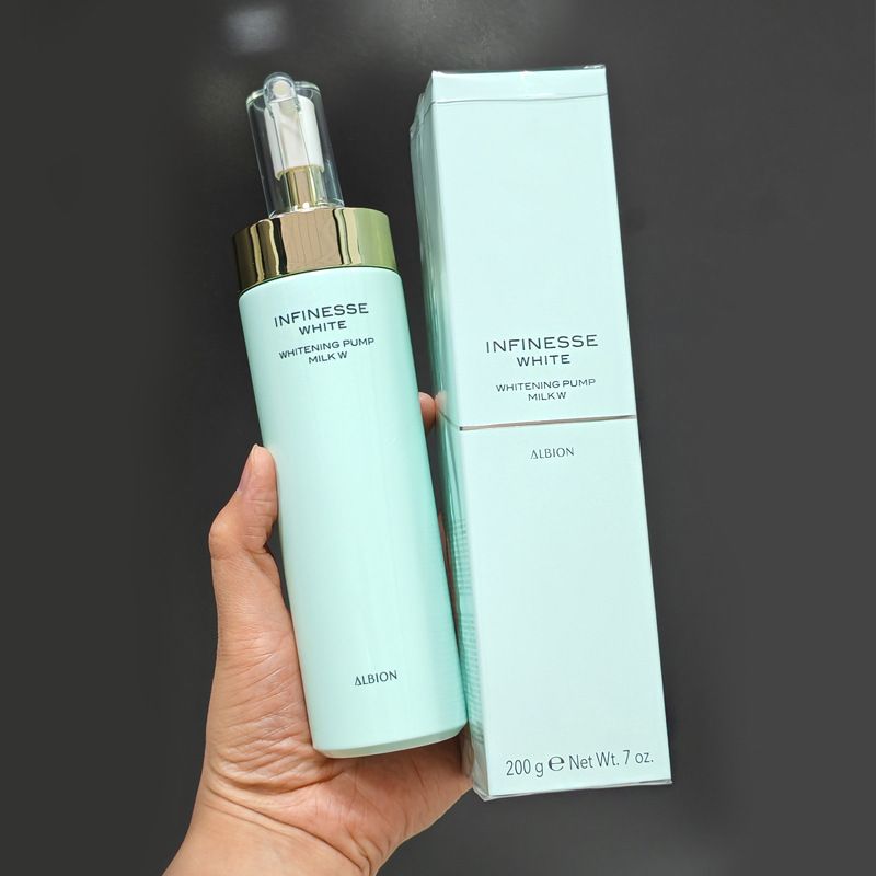 新版ALBION澳尔滨 infinesse优活润白紧颜渗透乳200g净白保湿