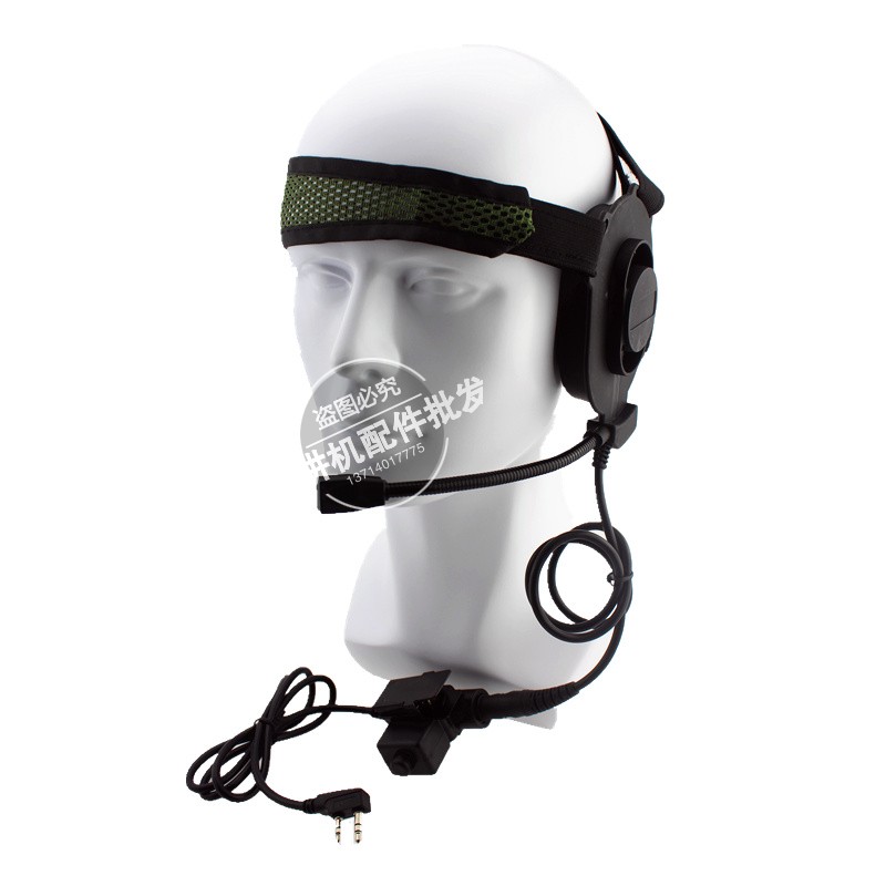 英军Bowman对讲机单边战术耳机HD-01+U94PTT套装特种兵野战CS装备